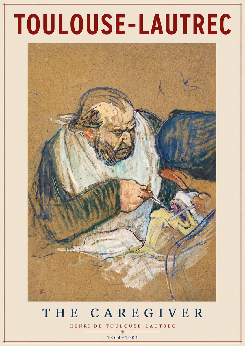 Toulouse-Lautrec The Caregiver No6 - Plakát