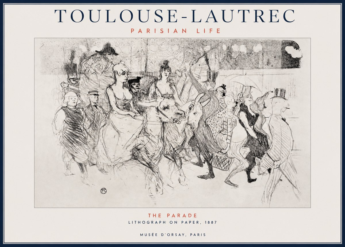Toulouse-Lautrec The Parade No1 - Plakát