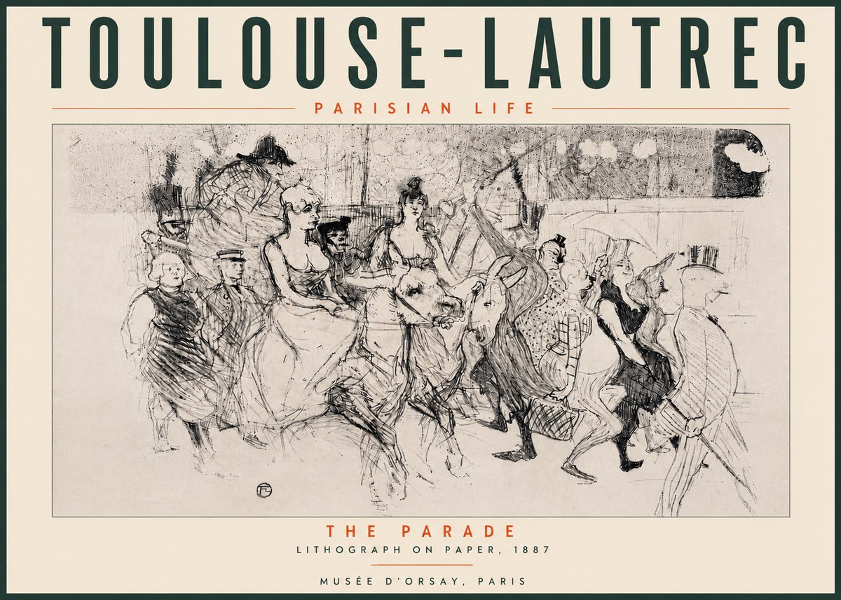 Toulouse-Lautrec The Parade No4 - Plakát