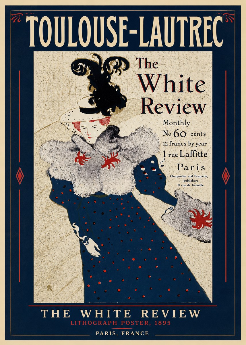 Toulouse-Lautrec The White Review No2 - Plakát