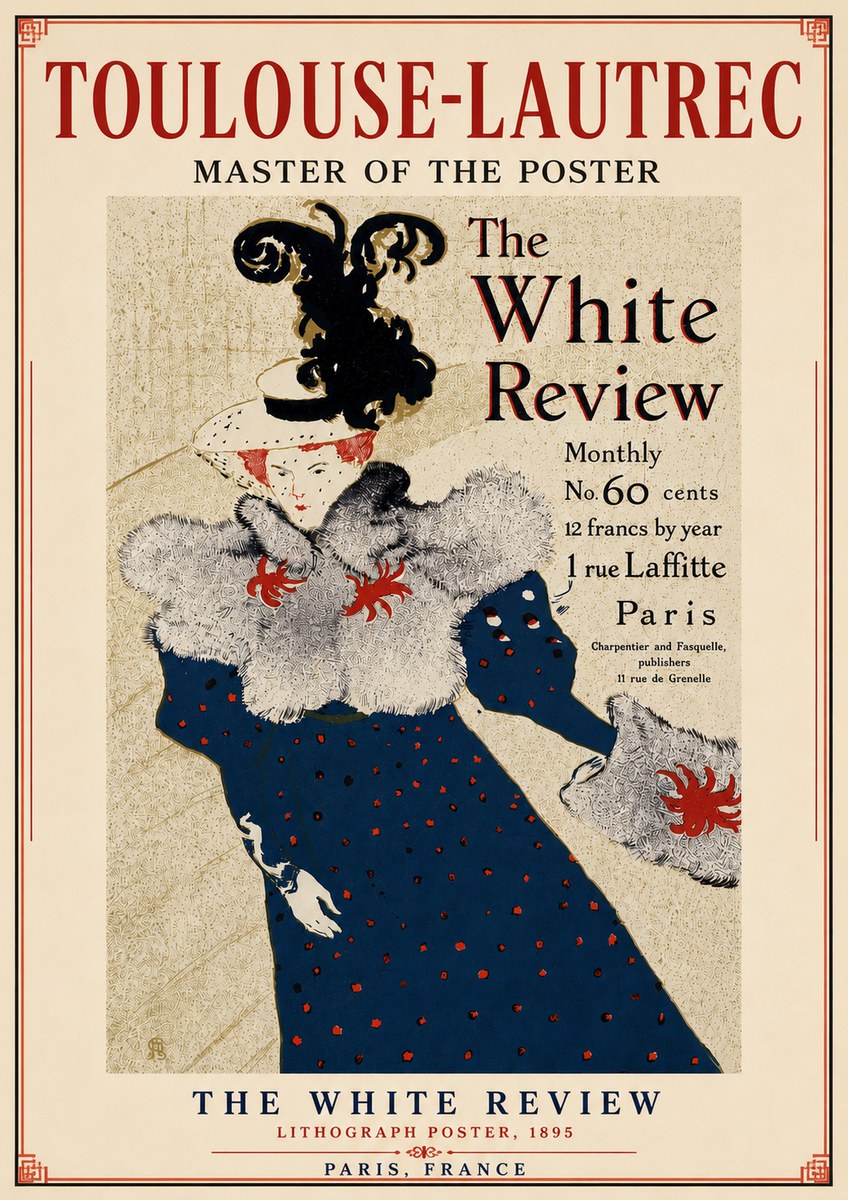 Toulouse-Lautrec The White Review No4 - Plakát