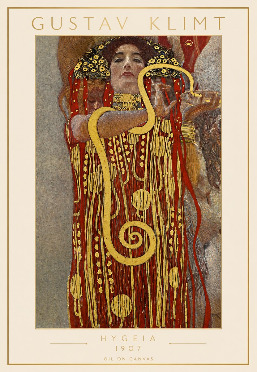 Klimt Hygeia No1 - Plakát