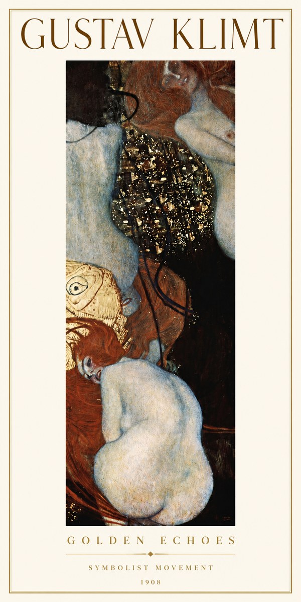 Klimt Golden Echoes No2 - Plakát