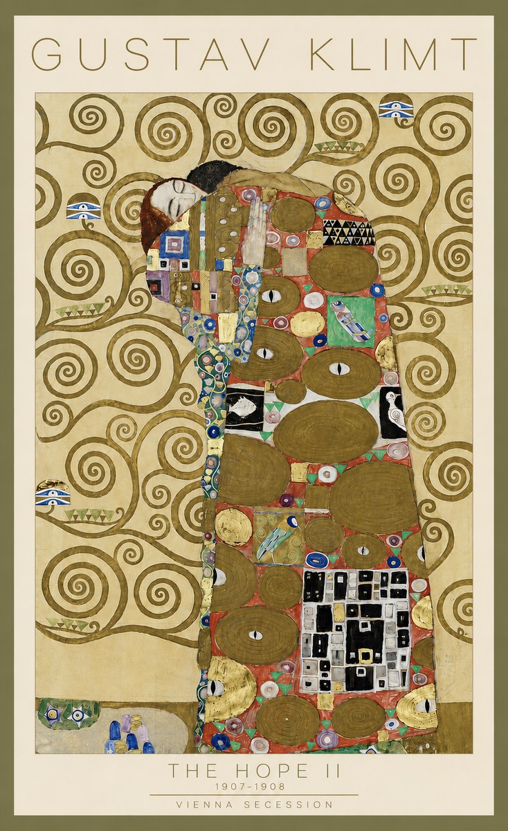 Klimt The Hope Ii No4 - Plakát