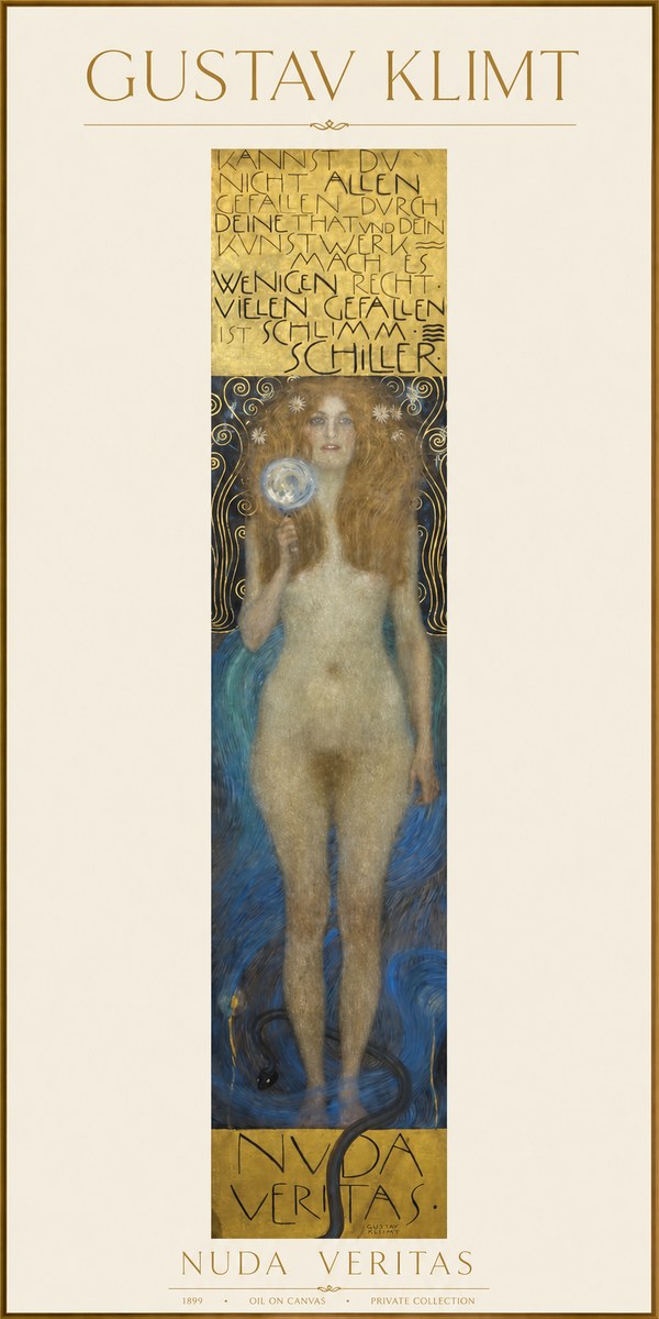 Klimt Nuda Veritas No1 - Plakát