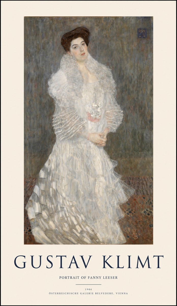 Klimt Portrait of Fanny Leeser No1 - Plakát