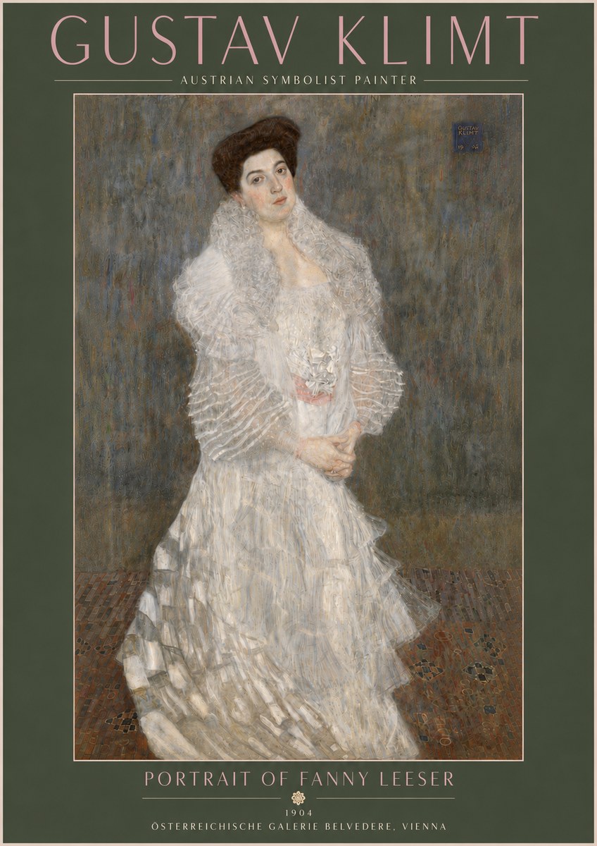 Klimt Portrait of Fanny Leeser No5 - Plakát