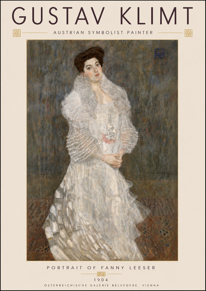 Klimt Portrait of Fanny Leeser No6 - Plakát