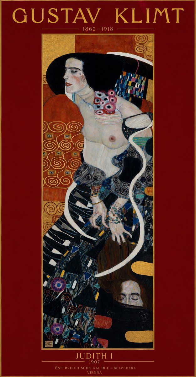 Klimt Judith I No2 - Plakát