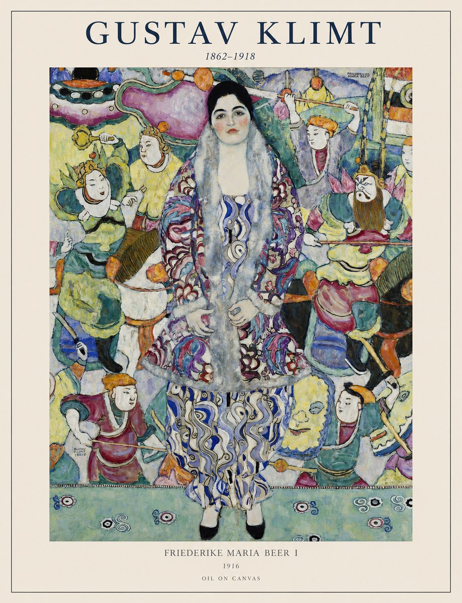 Klimt Friederike Maria Beer I No1 - Plakát