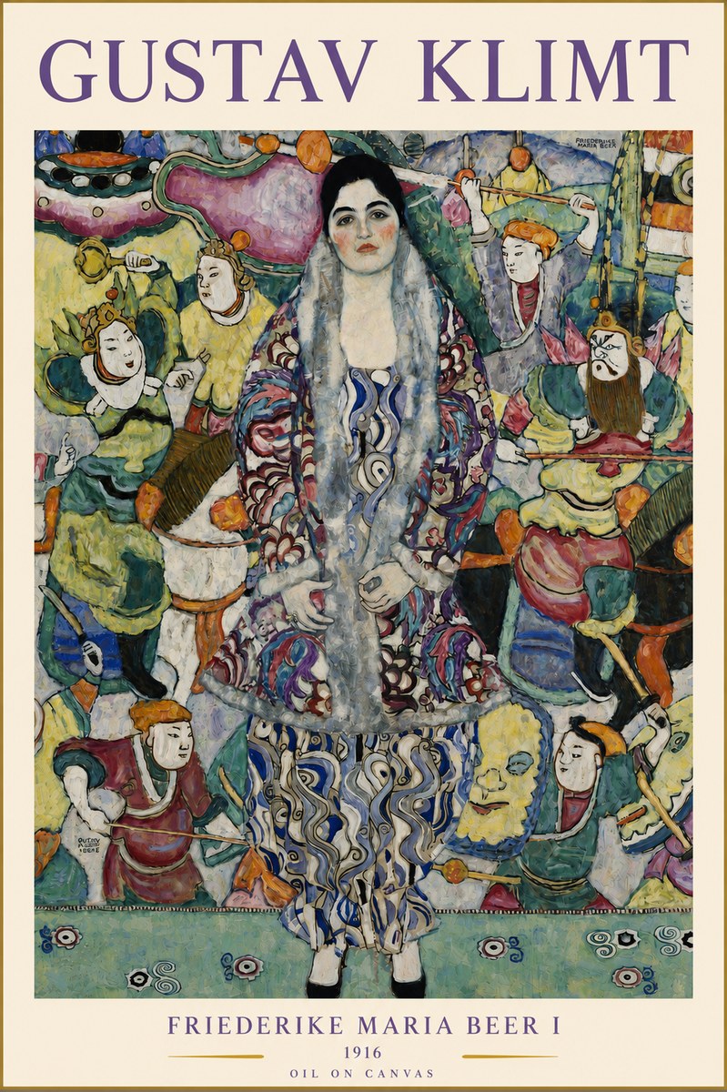Klimt Friederike Maria Beer I No3 - Plakát