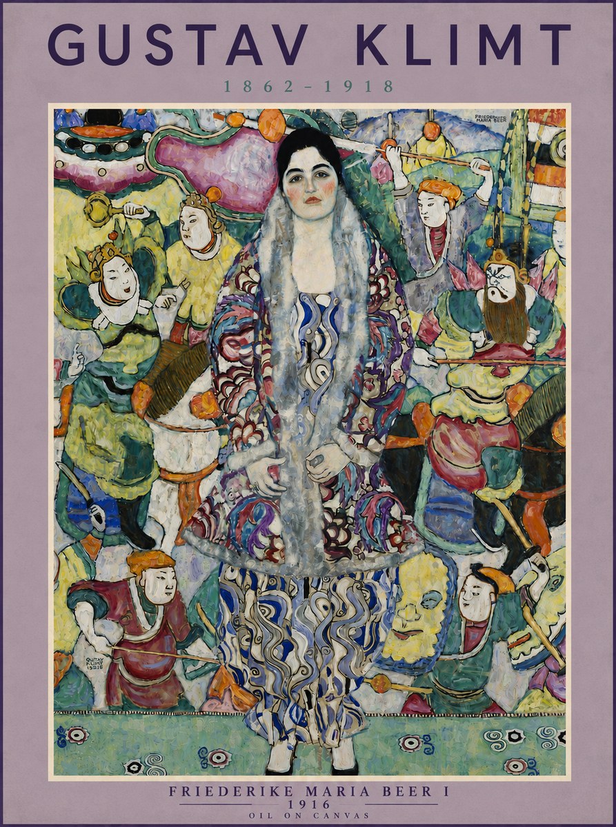 Klimt Friederike Maria Beer I No5 - Plakát