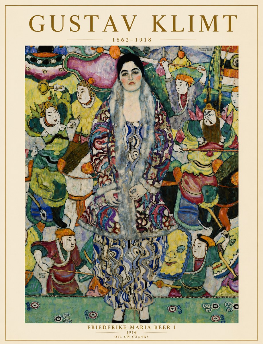 Klimt Friederike Maria Beer I No6 - Plakát
