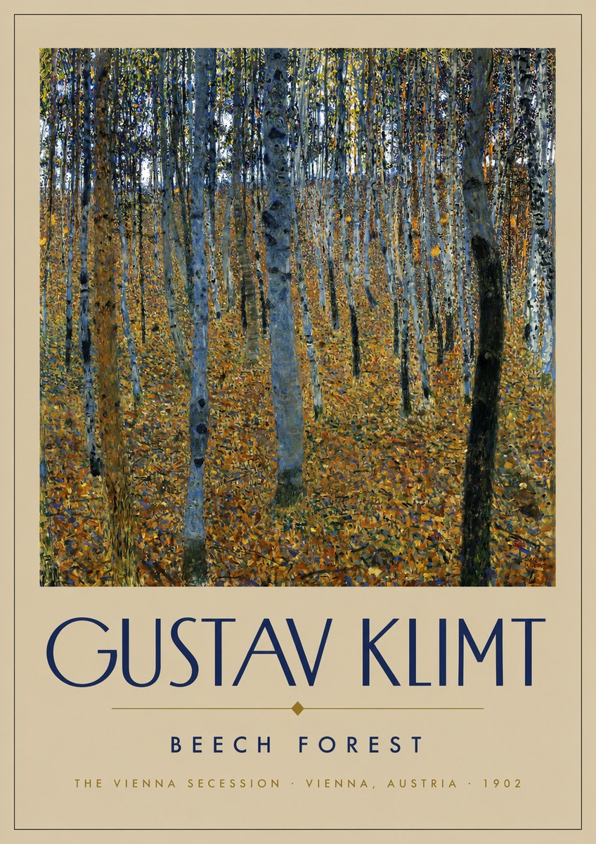 Klimt Beech Forest No2 - Plakát