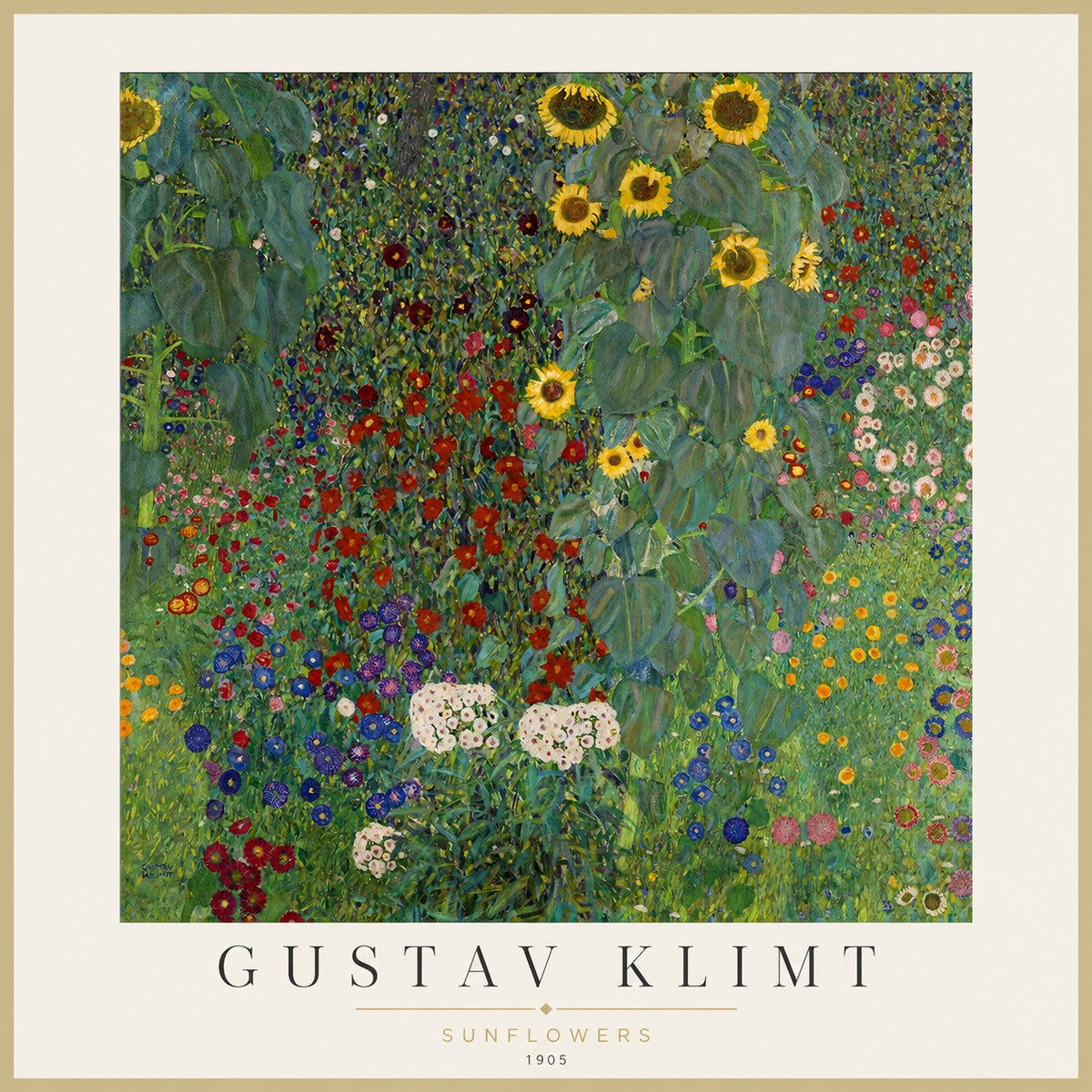 Klimt Sunflowers No1 - Plakát