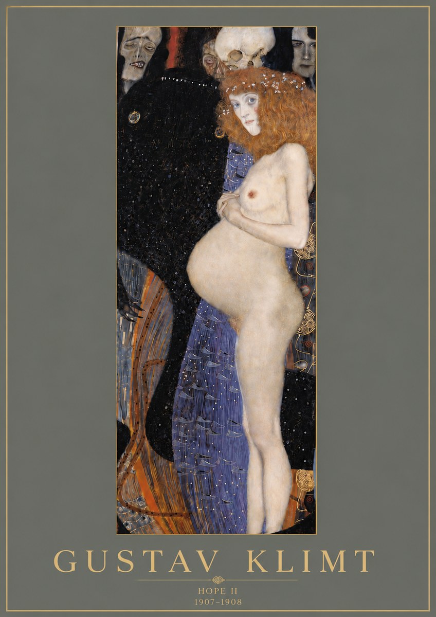 Klimt Hope Ii No6 - Plakát