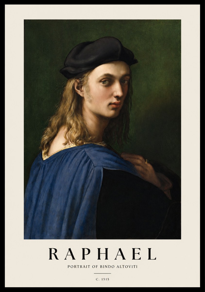 Raphael Portrait of Bindo Altoviti No1 - Plakát