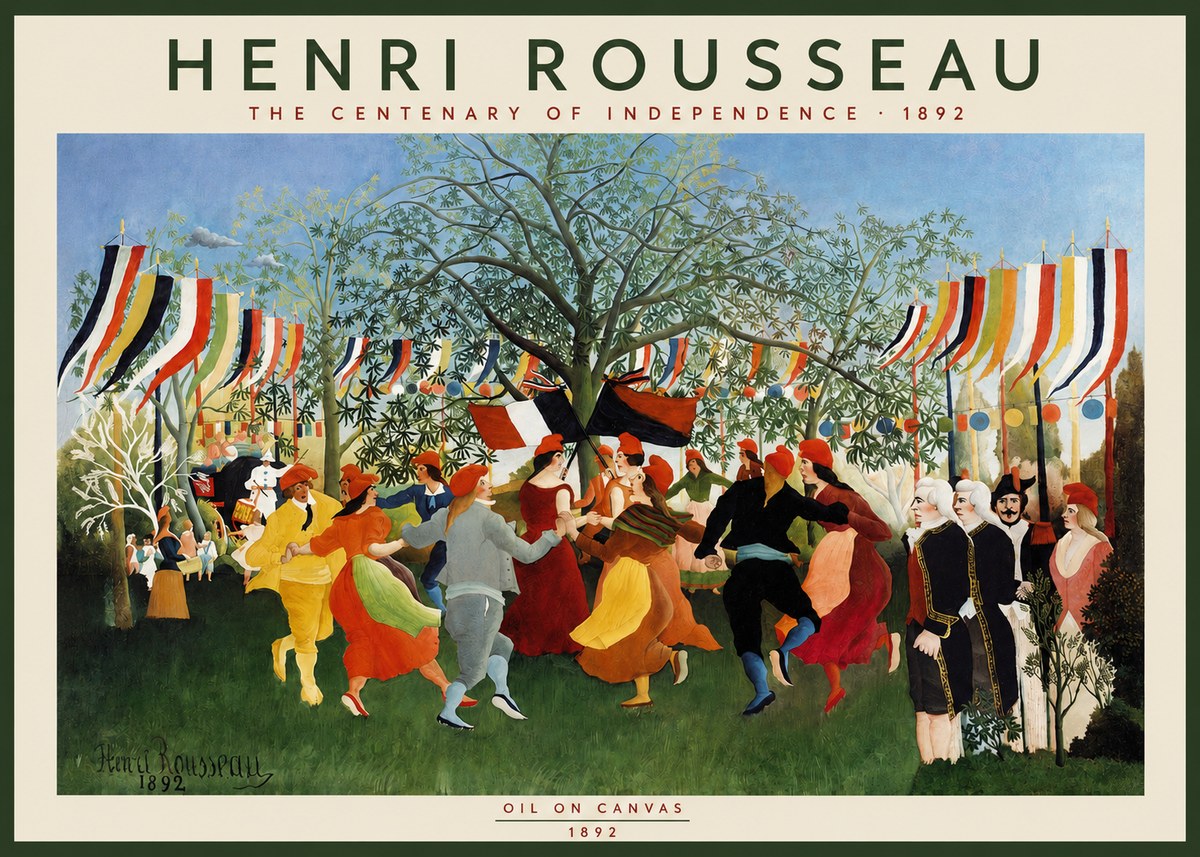 Rousseau A Village Festival No2 - Plakát