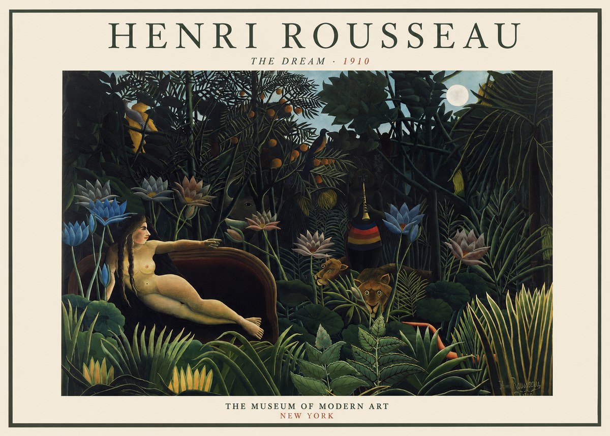 Rousseau The Dream II No1 - Plakát