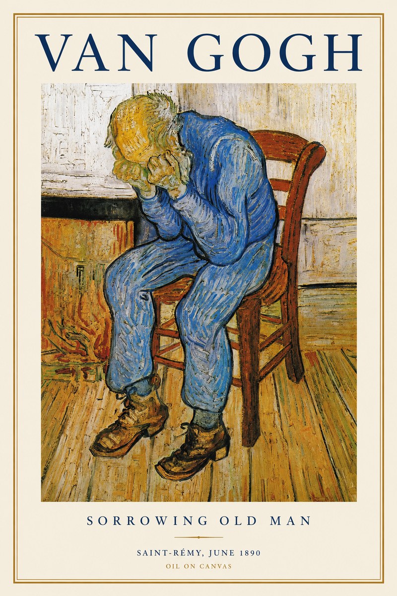 Van Gogh Sorrowing Old Man No1 - Plakát