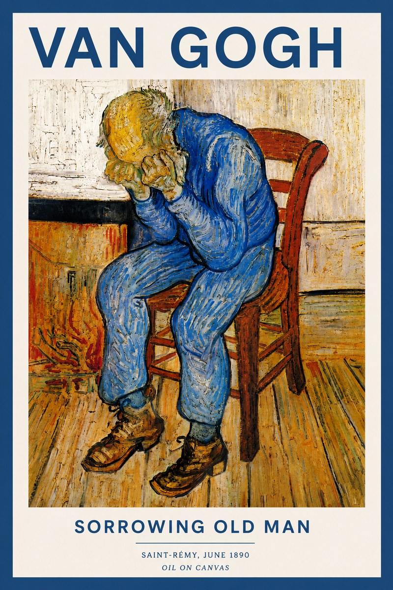 Van Gogh Sorrowing Old Man No2 - Plakát