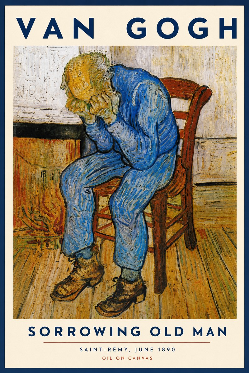 Van Gogh Sorrowing Old Man No3 - Plakát
