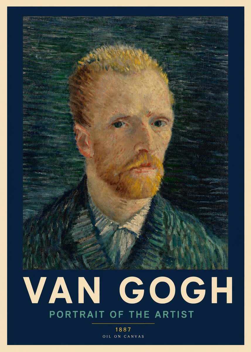 Van Gogh Portrait of the Artist II No2 - Plakát