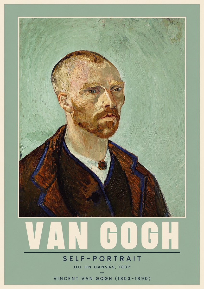 Van Gogh Self-portrait III No2 - Plakát