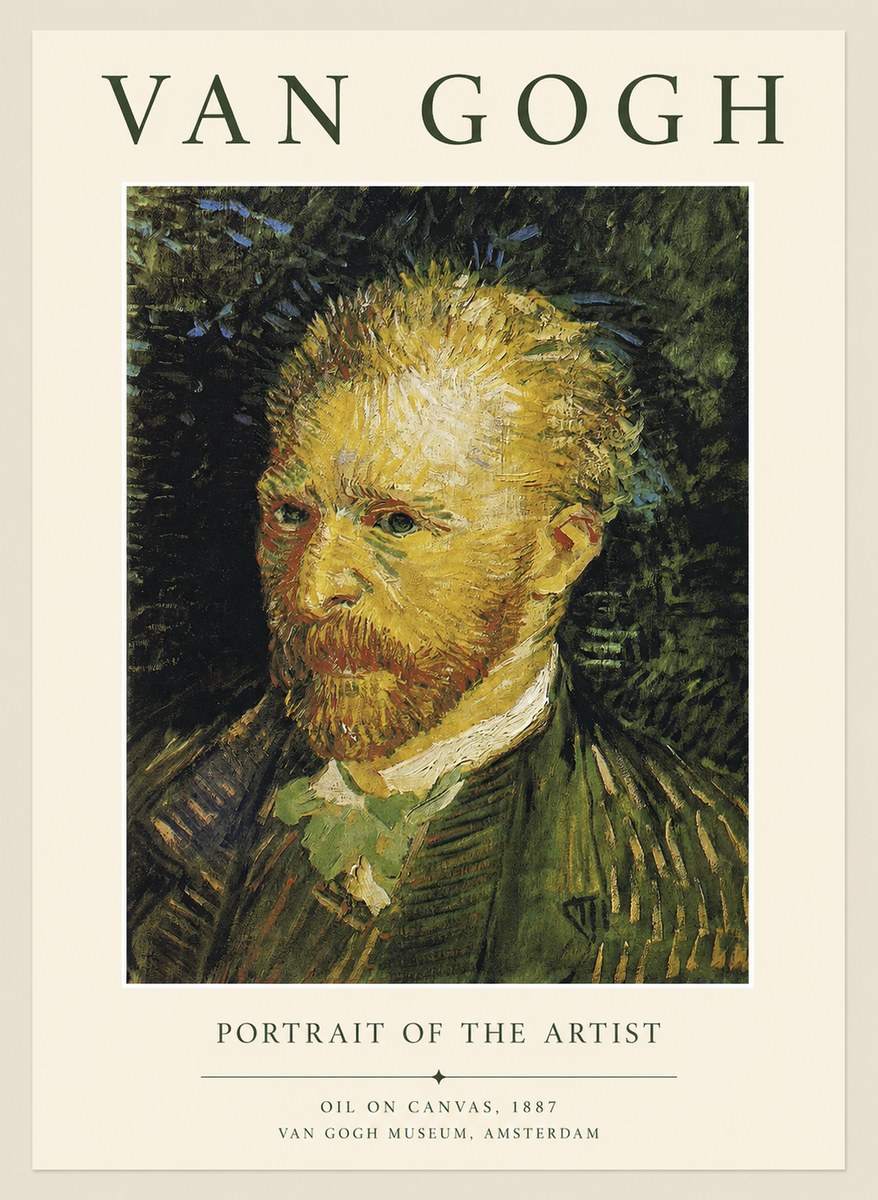 Van Gogh Portrait of the Artist III No1 - Plakát