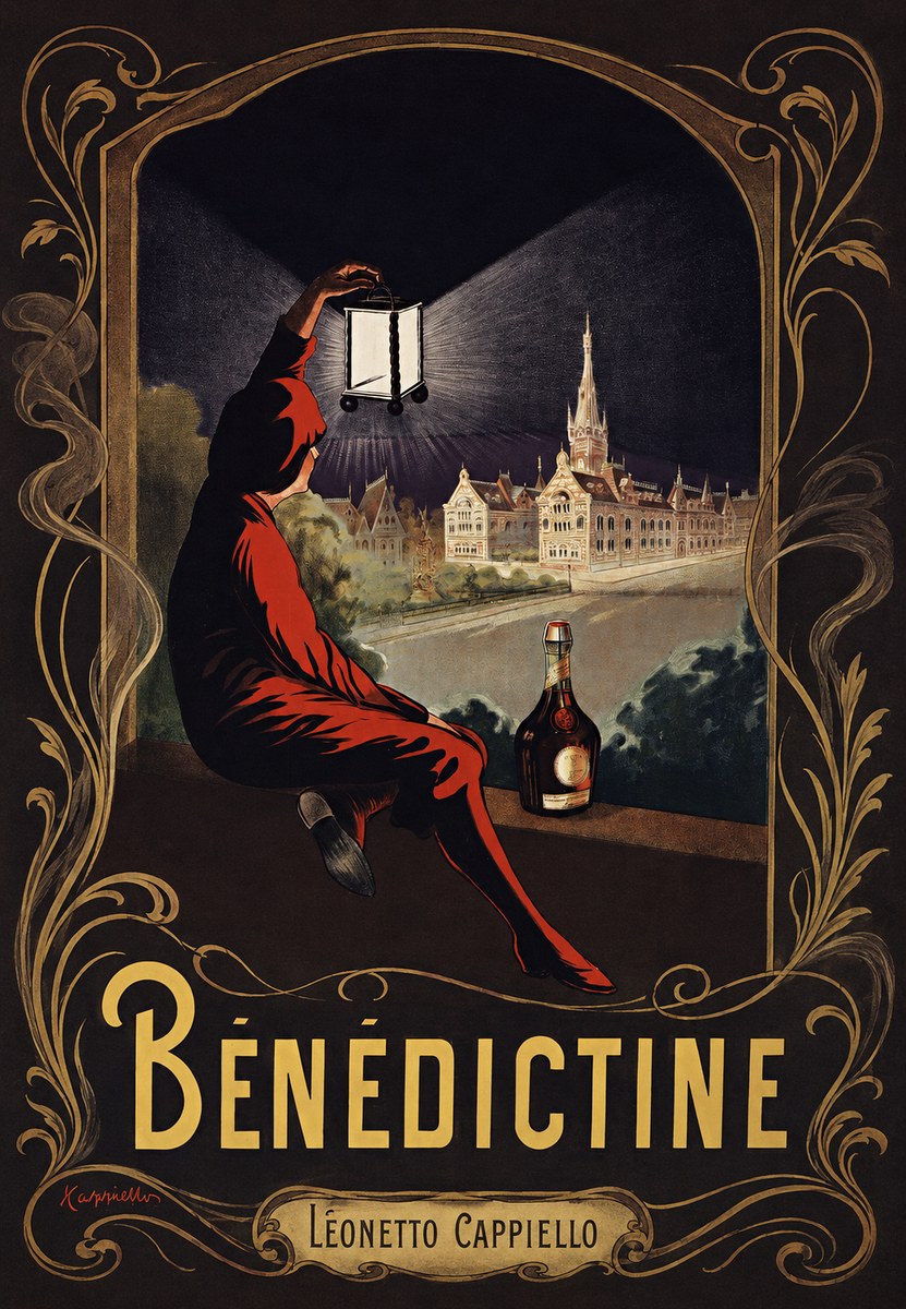 Leonetto Cappiello Bénédictine No5 - Plakát