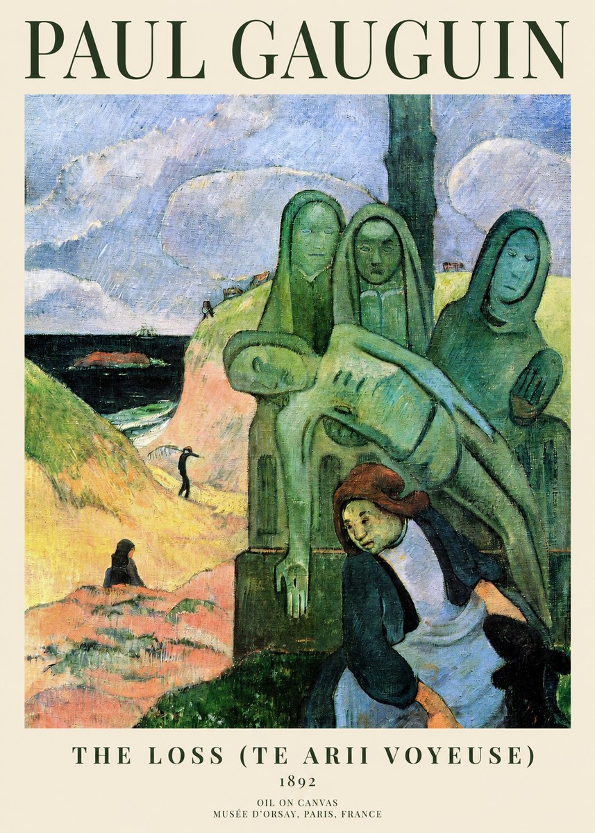 Paul Gauguin The Loss (Te Arii Voyeuse) No1 - Plakát