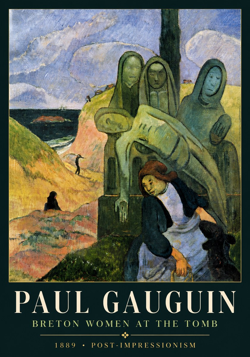 Paul Gauguin The Loss (Te Arii Voyeuse) No5 - Plakát