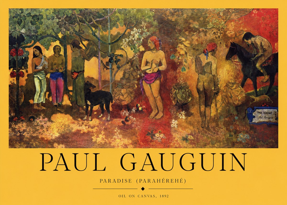Paul Gauguin Paradise (Parahéréhé) No1 - Plakát