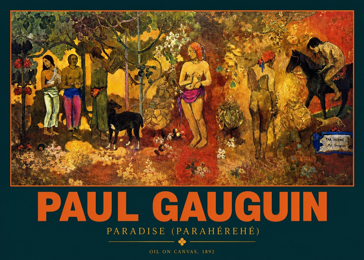 Paul Gauguin Paradise (Parahéréhé) No2 - Plakát