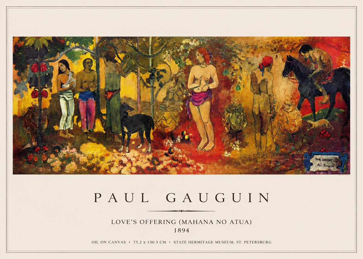 Paul Gauguin Paradise (Parahéréhé) No5 - Plakát