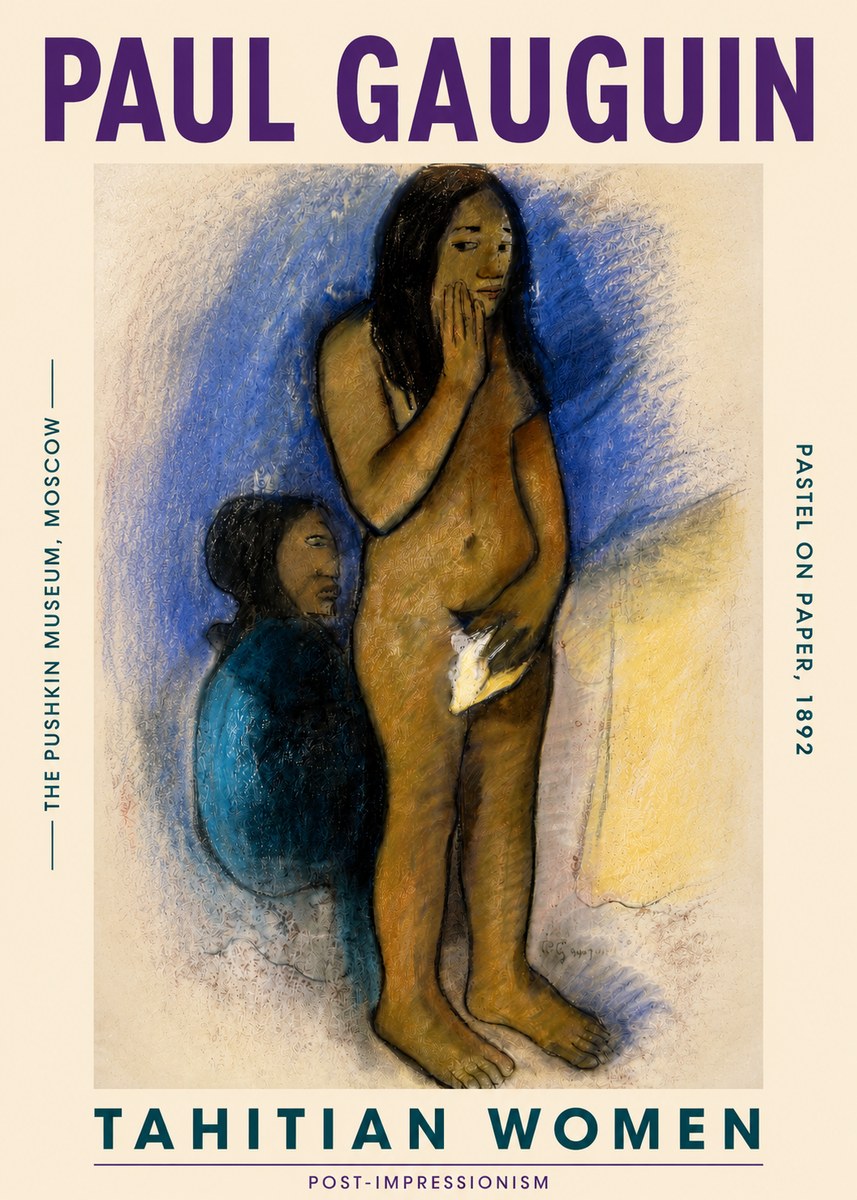 Paul Gauguin Tahitian Women No3 - Plakát