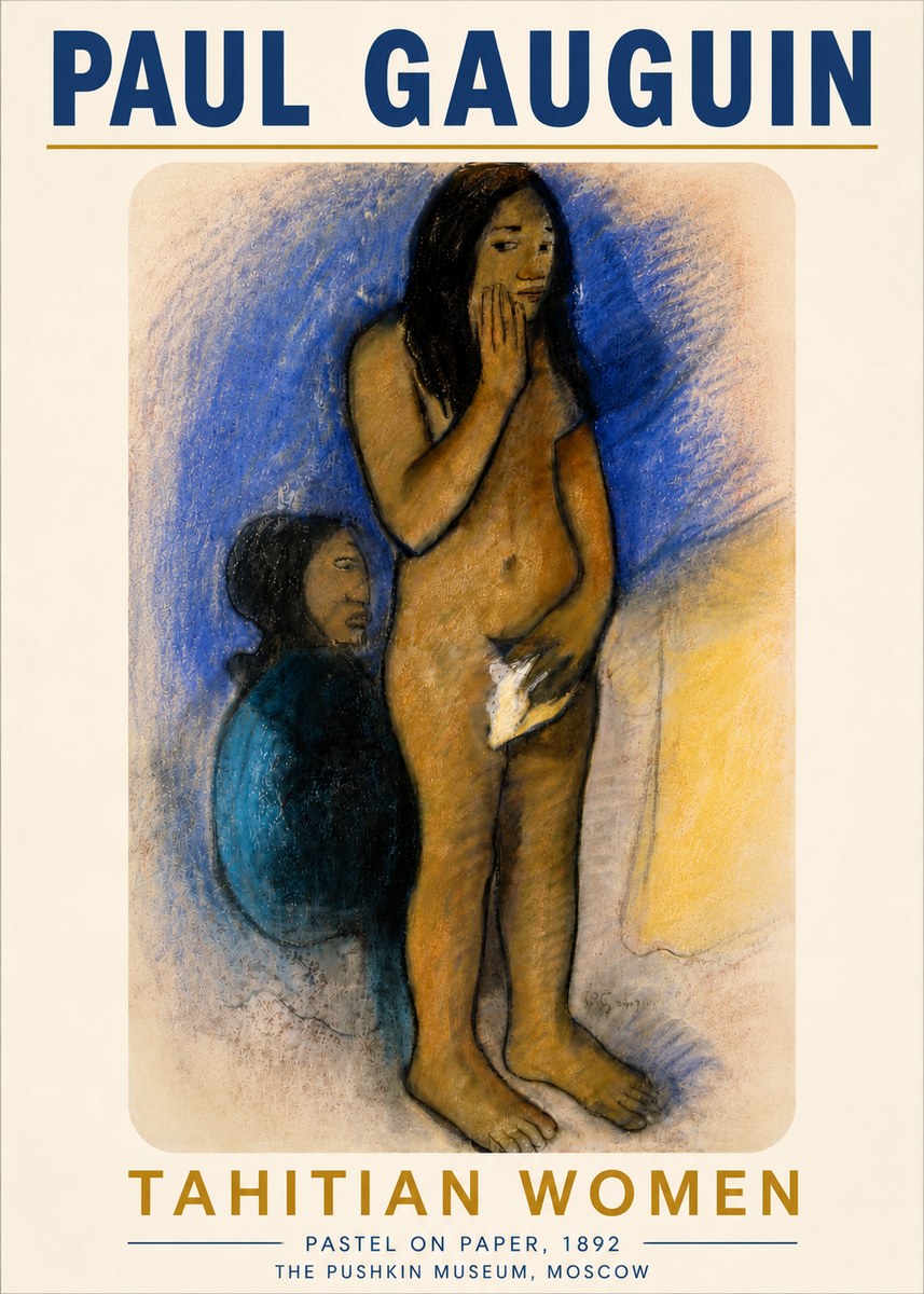 Paul Gauguin Tahitian Women No6 - Plakát