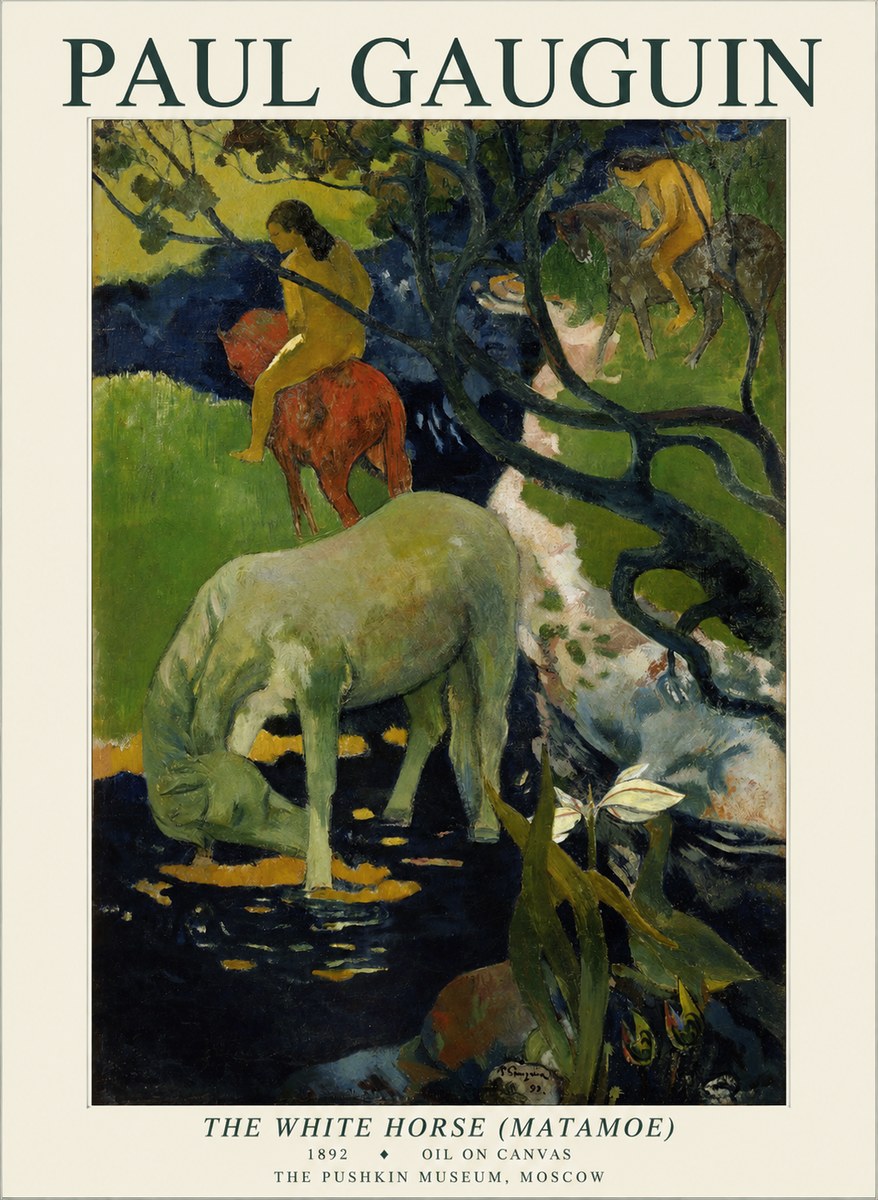 Paul Gauguin The Siamese (Tehura and Noa Noa) No4 - Plakát