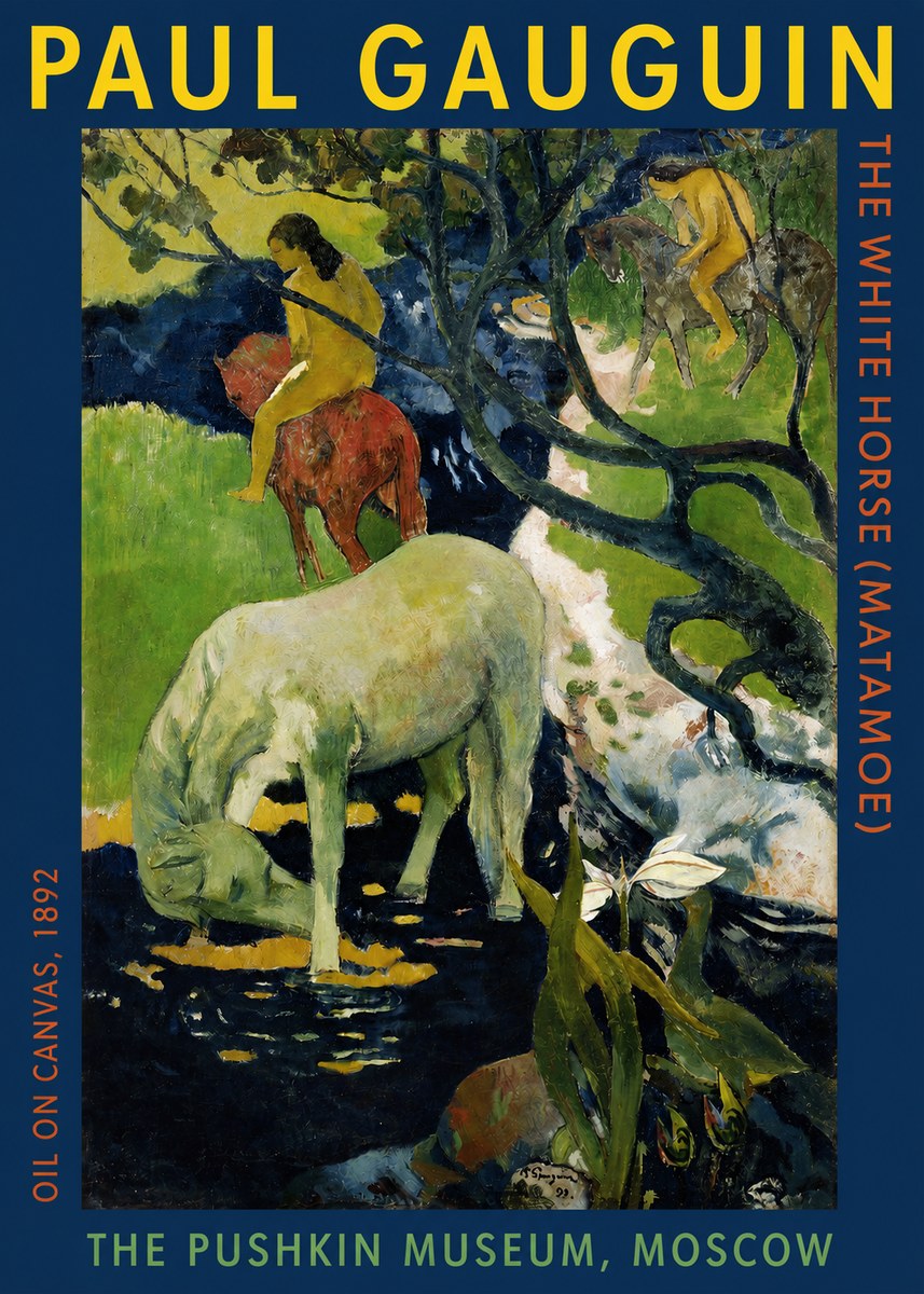 Paul Gauguin The Siamese (Tehura and Noa Noa) No5 - Plakát