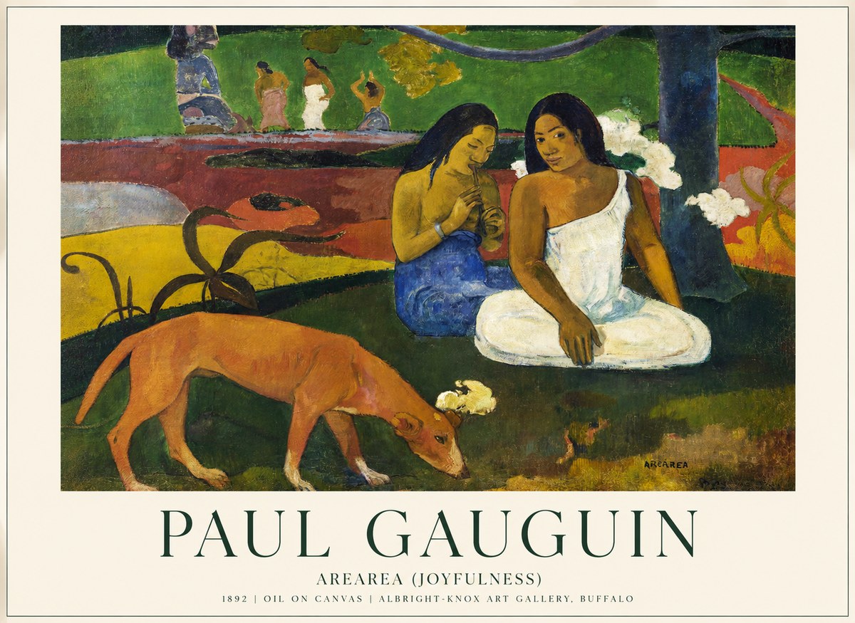 Paul Gauguin Arearea (Joyfulness) No1 - Plakát