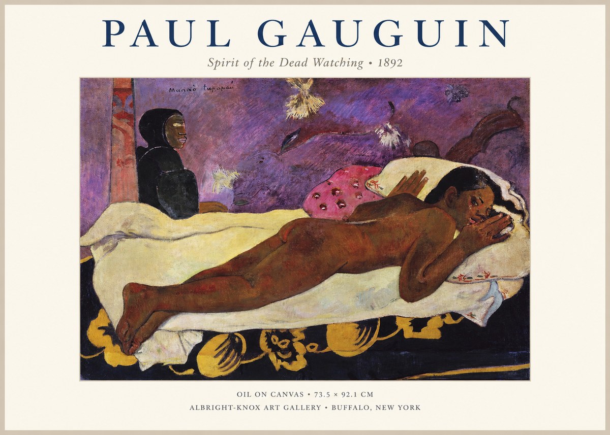 Paul Gauguin Manao Tupapau (the Spirit of the Dead Watches) No5 - Plakát