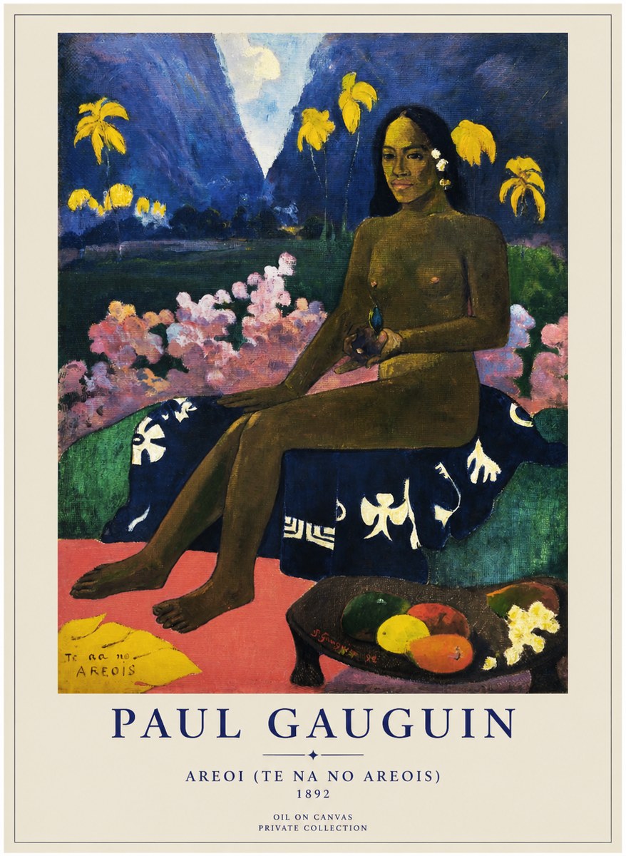 Paul Gauguin Te Na No Areois (the Seed of the Areoi) No5 - Plakát