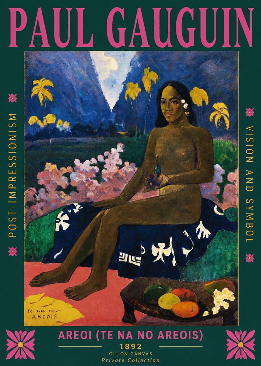 Paul Gauguin Te Na No Areois (the Seed of the Areoi) No6 - Plakát