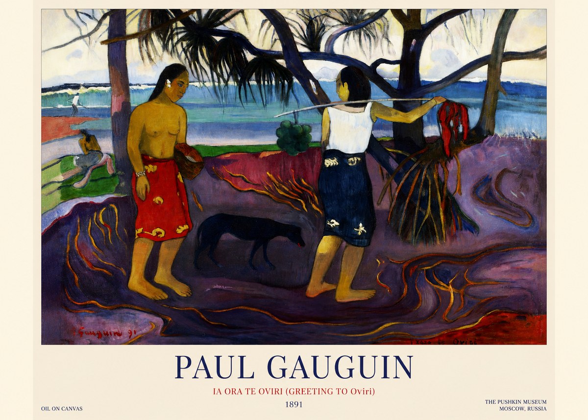 Paul Gauguin Ia Ora Na Te Ovari (I Raro Te Oviri) No2 - Plakát