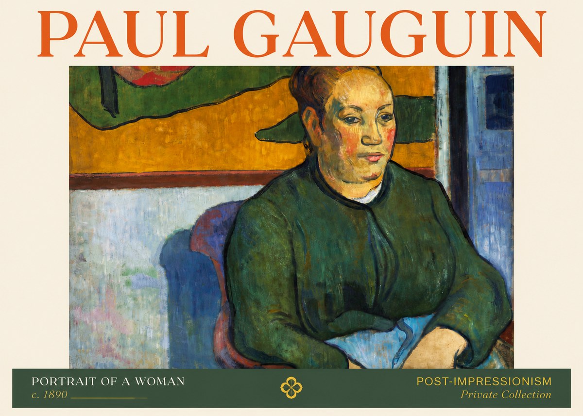 Paul Gauguin Portrait of a Woman No4 - Plakát