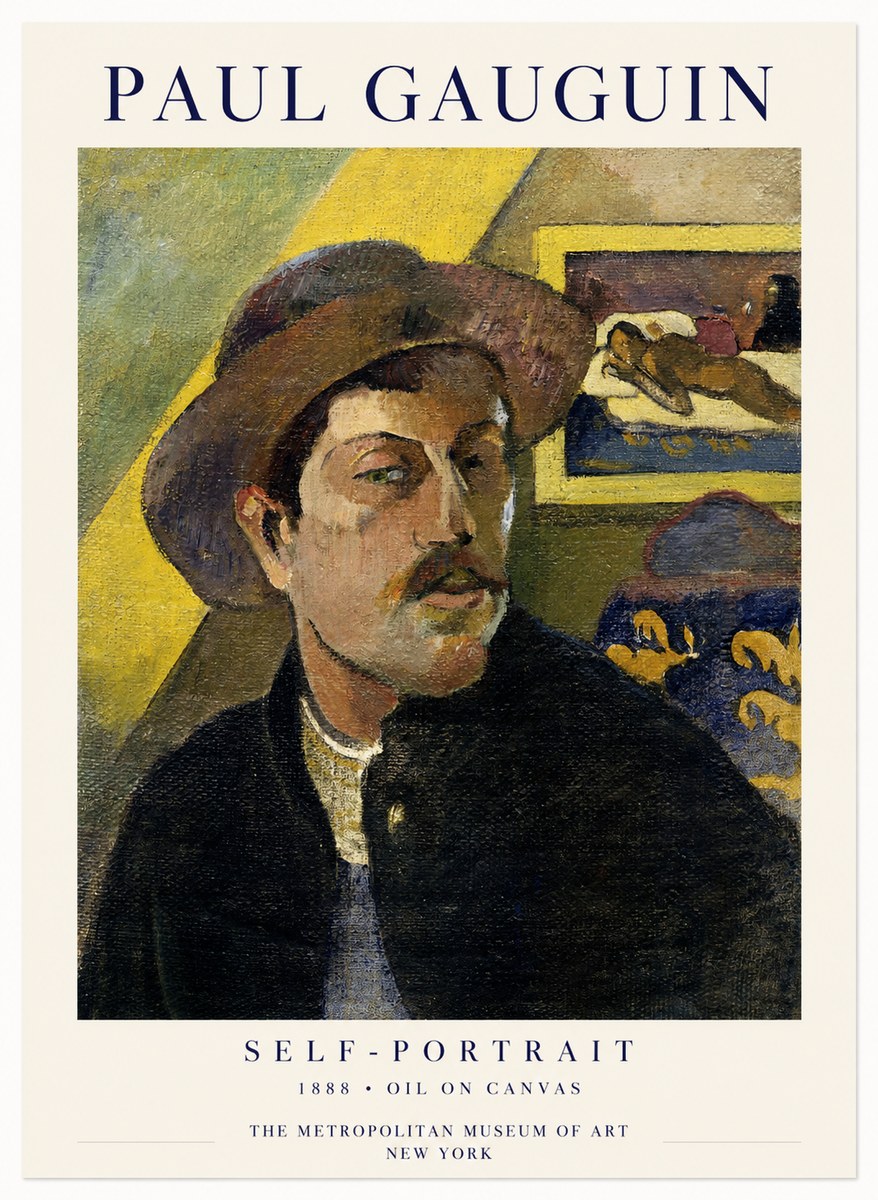 Paul Gauguin Self-portrait II No1 - Plakát