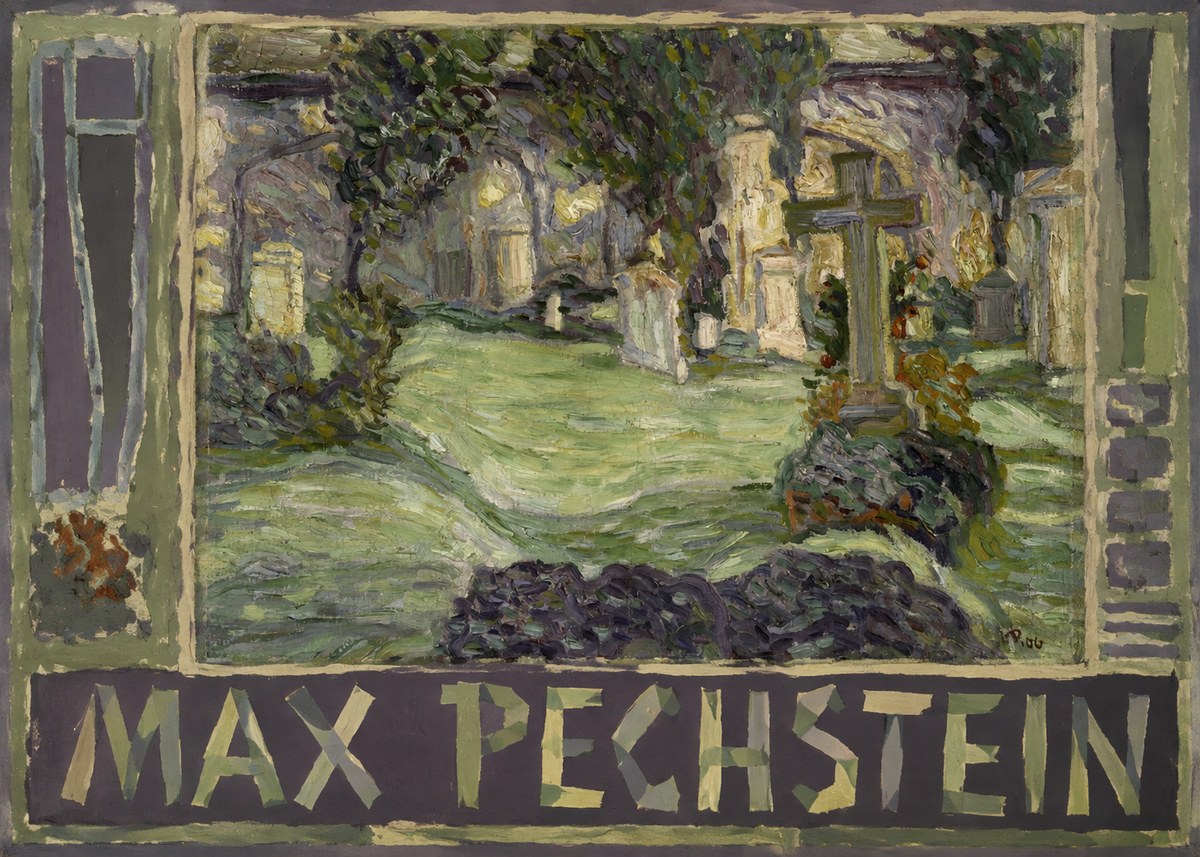 Max Pechstein Cemetery No1 - Plakát