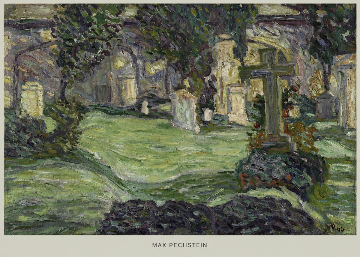 Max Pechstein Cemetery No5 - Plakát