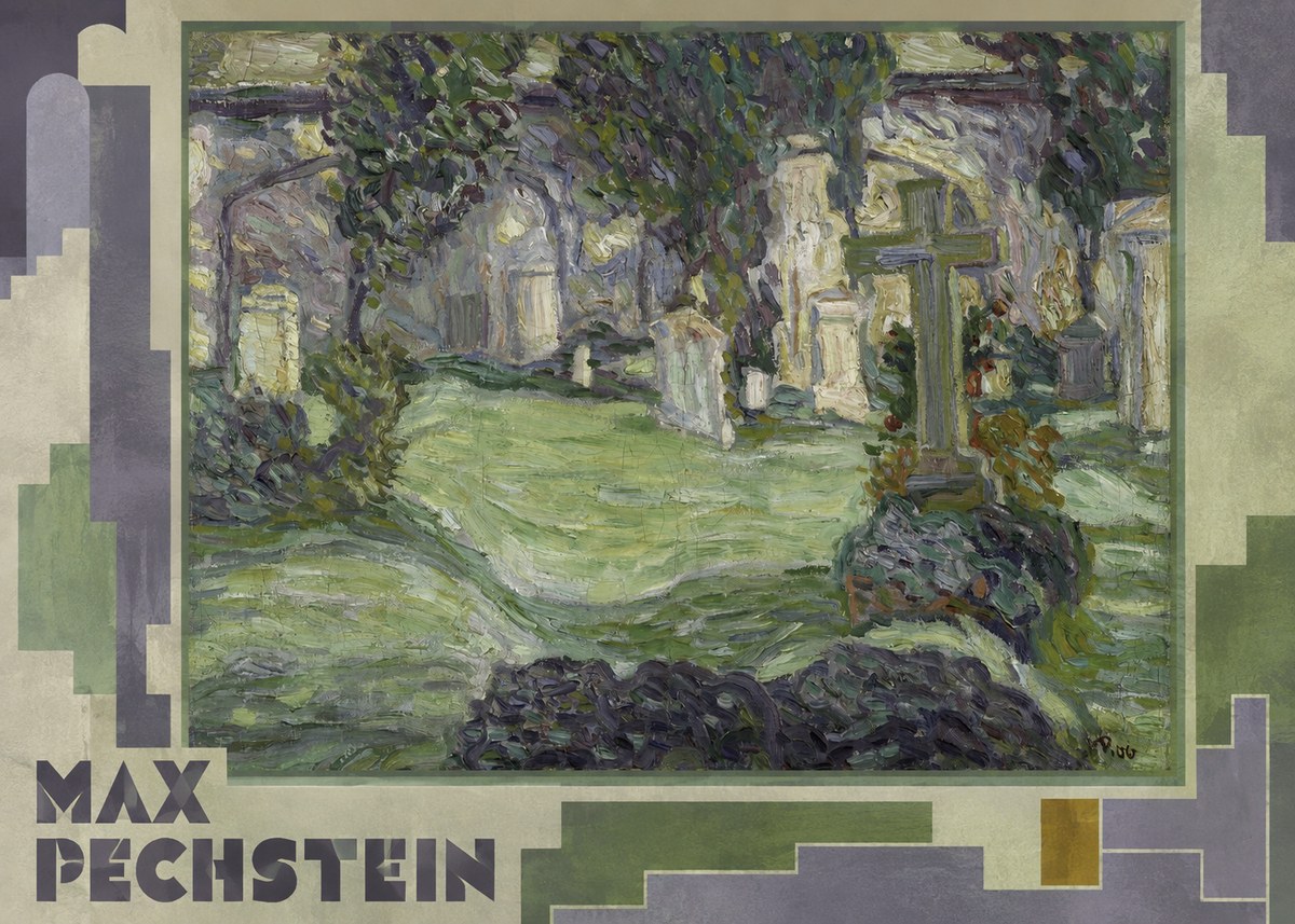 Max Pechstein Cemetery No6 - Plakát