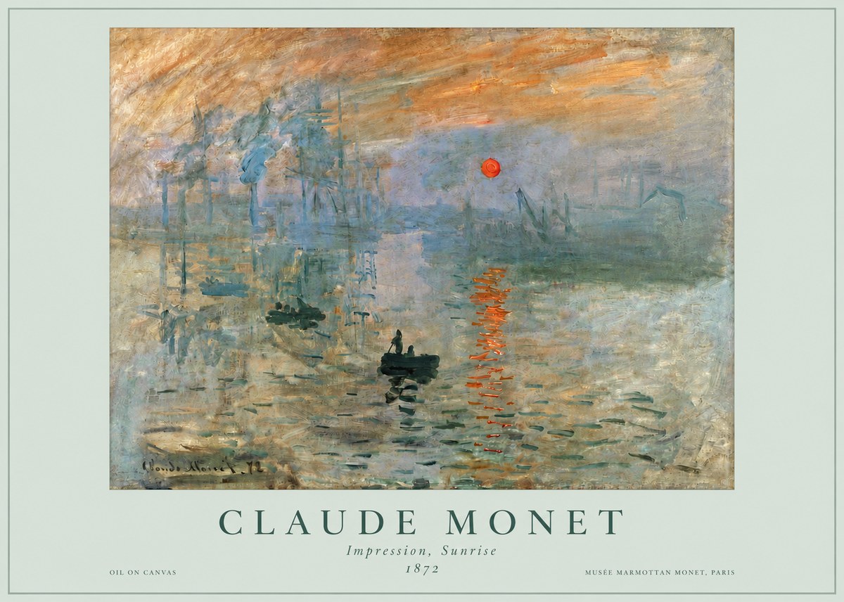 Monet Impression, Sunrise II No3 - Plakát